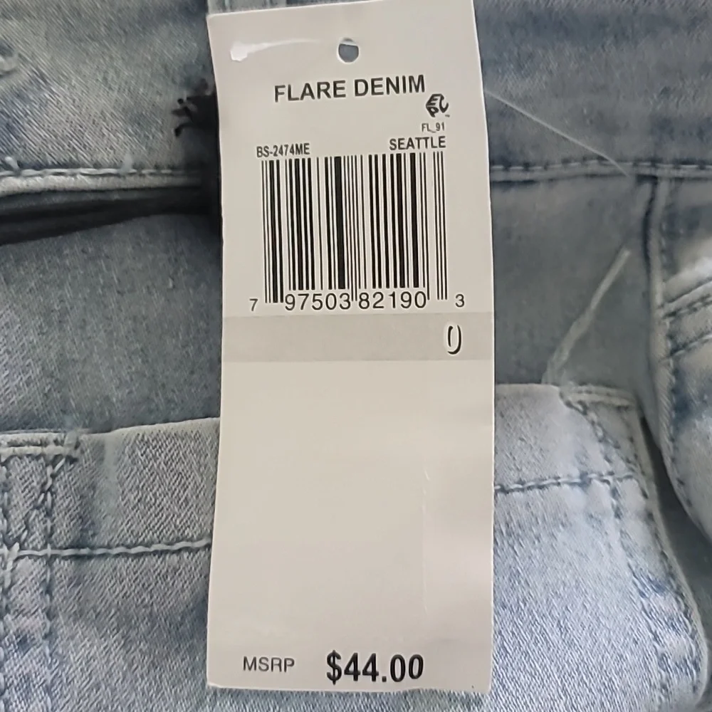 Dollhouse Blue Flare Wide Leg Jeans Size 0
